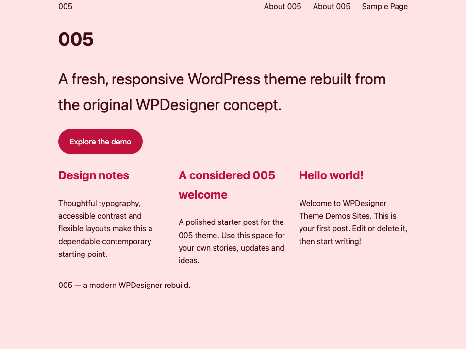 005 WordPress Themes