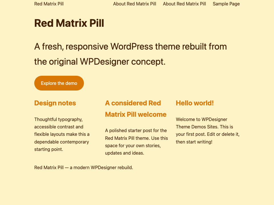 Red Matrix Pill
