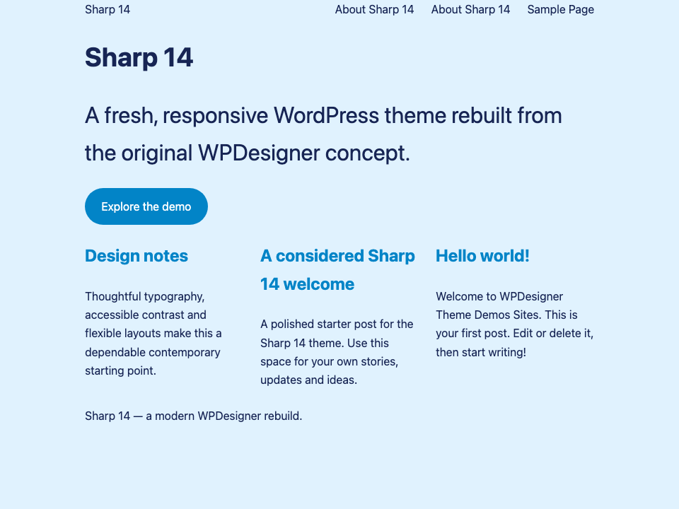 Sharp 14