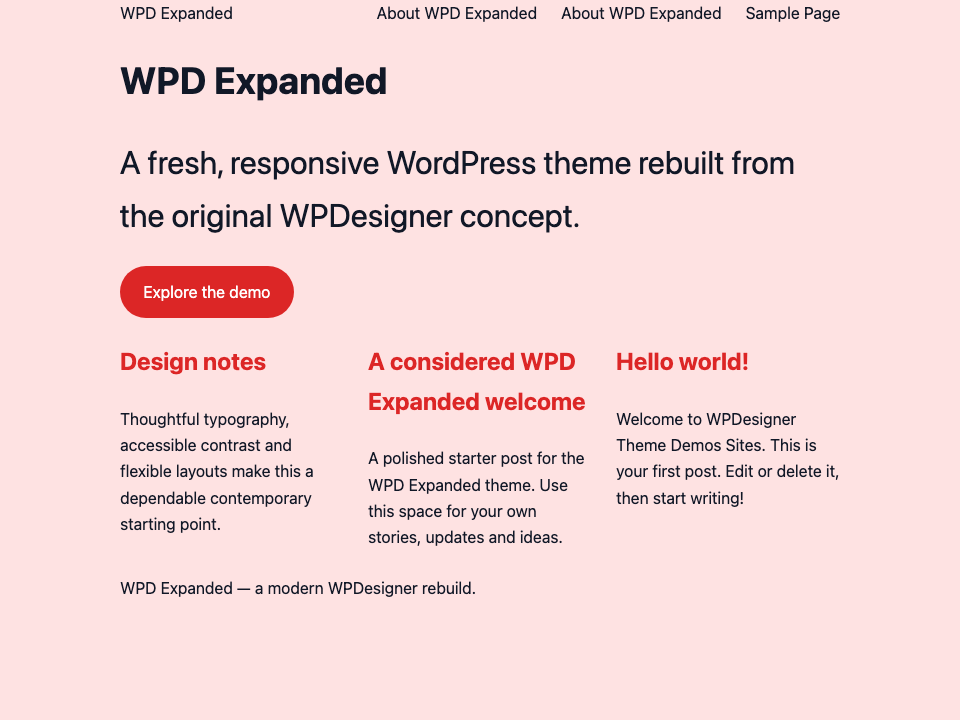 WPD Expanded